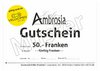 Ambrosia 50-Franken Gutschein
